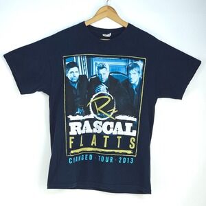 2013 Rascal Flats Changed Tour Concert Merch Tee Shirt Mens Large Double Sided